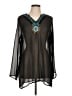 Blue Island 100% Polyester Black Long Sleeve Blouse Size L - photo 1