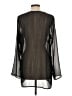 Blue Island 100% Polyester Black Long Sleeve Blouse Size L - photo 2