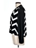 Alfani Chevron-herringbone Black Long Sleeve Blouse Size 12 Petite - photo 5