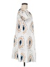 Unbranded Paisley White Casual Dress Size M - photo 4