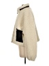 Something Navy 100% Polyester Ivory Faux Fur Jacket Size S - photo 5