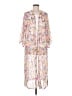 Jessica Simpson 100% Polyester Pink Kimono Size M - photo 1