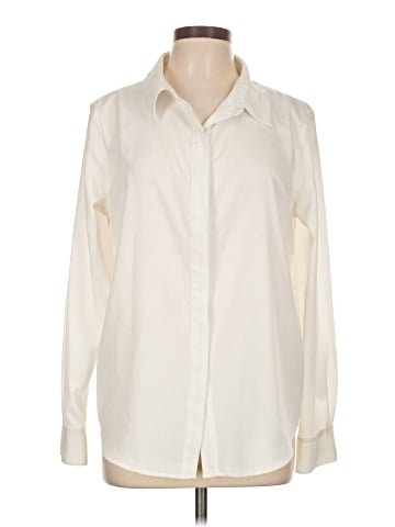 DKNY Long Sleeve Blouse (view 1)