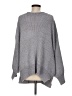 Altar'd State 100% Polyester Solid Gray Pullover Sweater Size M - photo 2