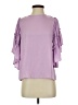 The Impeccable Pig 100% Polyester Purple 3/4 Sleeve Blouse Size S - photo 1