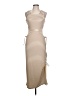 Yozy Stripes Tan Casual Dress Size L - photo 1