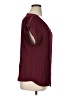 New Look 100% Polyester Burgundy Short Sleeve Blouse Size XL - photo 4