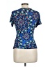 Cable & Gauge Blue Short Sleeve Blouse Size Lg Petite - photo 2