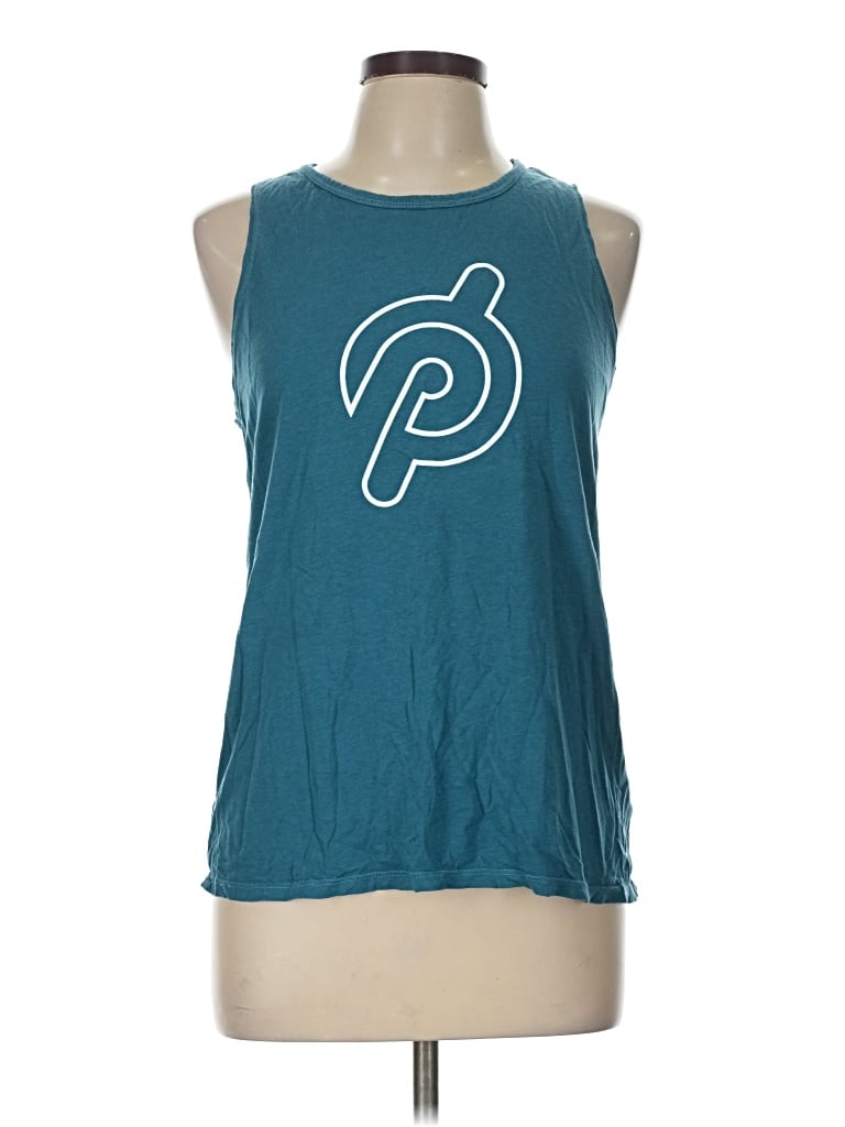 Pre-owned Peloton Sleeveless T-shirt In Teal