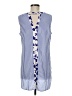CAbi 100% Polyester Blue Sleeveless Blouse Size M - photo 2