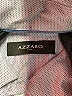 Azzaro 100% Cotton Gray Long Sleeve Blouse Size 14.5 - photo 7