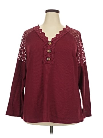 Hanna Nikole Long Sleeve Blouse (view 1)
