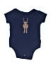 Hb 100% Cotton Blue Short Sleeve Onesie Size 6-9 mo - photo 1
