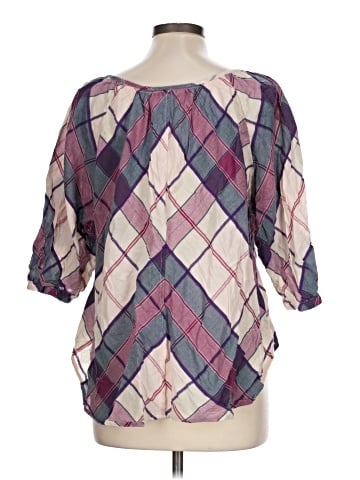 Converse One Star 3/4 Sleeve Blouse (view 2)