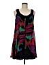 Pomodoro 100% Polyester Graphic Black Casual Dress Size UK 12 / US 8 - photo 1