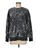 Shiraleah 100% Polyester Stars Silver Pullover Sweater Size M - photo 1