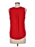 Ann Taylor 100% Polyester Red Sleeveless Blouse Size M (petite) - photo 2