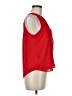 Ann Taylor 100% Polyester Red Sleeveless Blouse Size M (petite) - photo 4