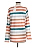 Automet Stripes Orange Long Sleeve Blouse Size M - photo 2