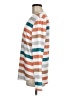 Automet Stripes Orange Long Sleeve Blouse Size M - photo 5
