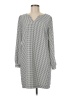dalia 100% Polyester Houndstooth Black Gray Casual Dress Size 6 - photo 1