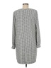 dalia 100% Polyester Houndstooth Black Gray Casual Dress Size 6 - photo 2