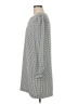 dalia 100% Polyester Houndstooth Black Gray Casual Dress Size 6 - photo 5