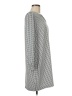 dalia 100% Polyester Houndstooth Black Gray Casual Dress Size 6 - photo 4