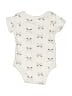 Hb 100% Cotton Print Ivory Short Sleeve Onesie Size 6-9 mo - photo 2