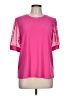 CeCe Pink Short Sleeve Top Size L - photo 1