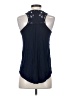 Akemi + Kin Blue Sleeveless Blouse Size XS - photo 2