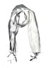 Unbranded Silver Gray Scarf One size - photo 1