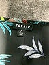 Torrid 100% Polyester Tropical Black Short Sleeve Blouse Size Lg Plus (0) - photo 4