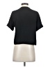 New Look 100% Polyester Black Short Sleeve Blouse Size 6 - photo 2
