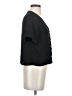 New Look 100% Polyester Black Short Sleeve Blouse Size 6 - photo 4