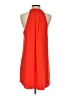 Blush Solid Orange Casual Dress Size S - photo 2