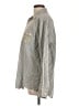 Las Olas Chevron-herringbone Gray Long Sleeve Button-Down Shirt Size L - photo 5