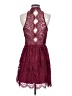 Assorted Brands 100% Nylon Burgundy Cocktail Dress Size M - photo 2