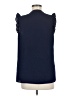 MICHAEL Michael Kors Blue Sleeveless Blouse Size M - photo 2