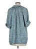 Max Studio 100% Polyester Blue 3/4 Sleeve Blouse Size L (estimated) - photo 2