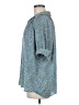 Max Studio 100% Polyester Blue 3/4 Sleeve Blouse Size L (estimated) - photo 5