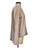 Charlie Metallic Tan Long Sleeve Top Size S - photo 4
