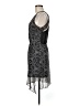 BCBGeneration Paisley Gray Cocktail Dress Size M - photo 5