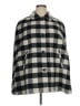 Talbots Checkered-gingham Black Wool Coat Size XL - photo 1