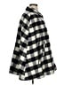Talbots Checkered-gingham Black Wool Coat Size XL - photo 4