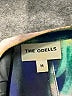 The Odells 100% Silk Tropical Floral Teal Short Sleeve Silk Top Size M - photo 7