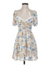 Forever 21 100% Polyester Floral Ivory Casual Dress Size S - photo 1