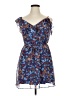 By & By 100% Polyester Paisley Blue Casual Dress Size L - photo 1