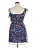 By & By 100% Polyester Paisley Blue Casual Dress Size L - photo 2