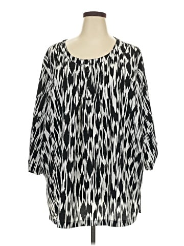 Maggie Barnes 3/4 Sleeve Blouse (view 1)